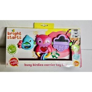 Bright Starts Melodies & Lights Busy Birdies Baby Carrier Toy Bar